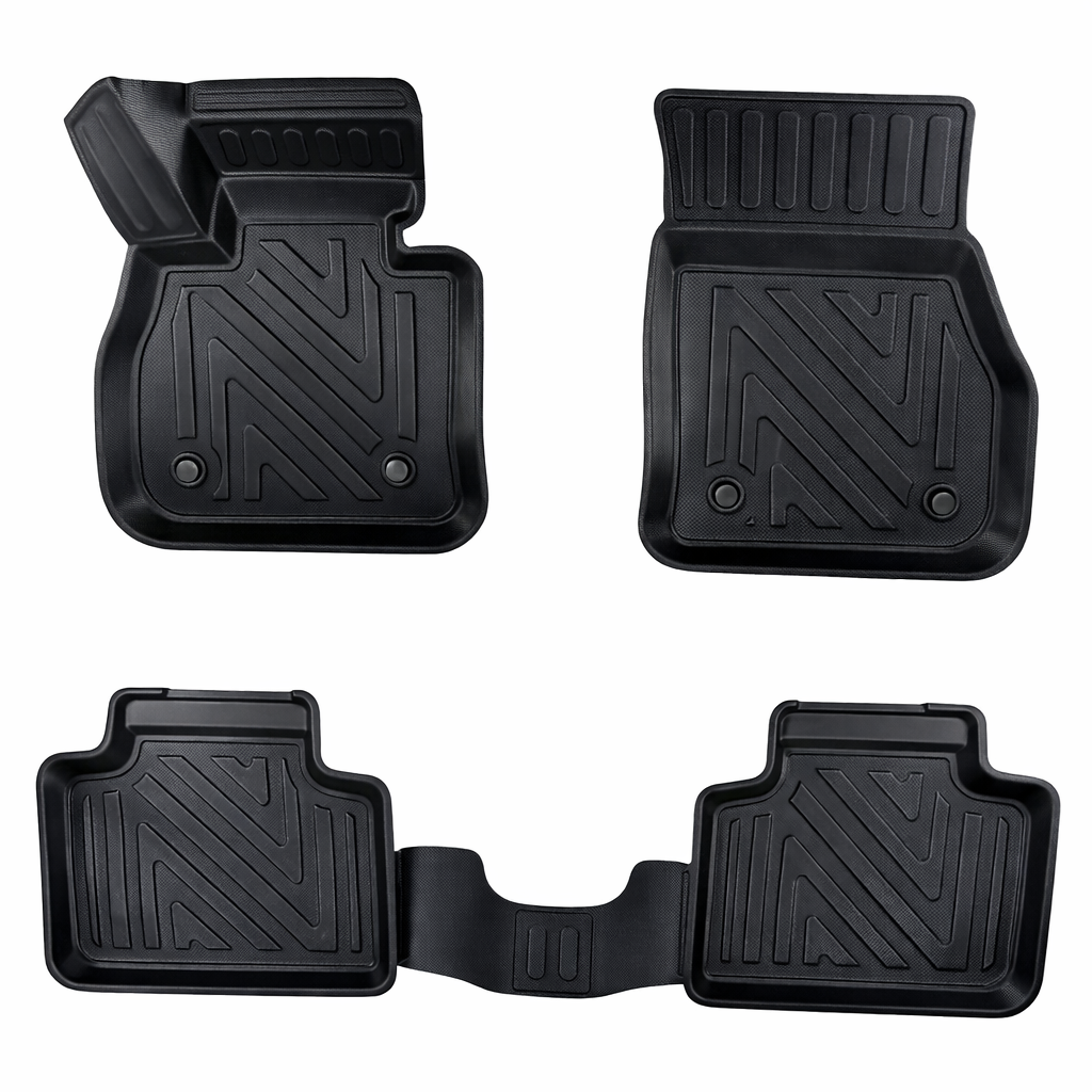 3D Fußmatten für BMW X1 F48 | 2015-2022 | Carbonfaser-Optik 1